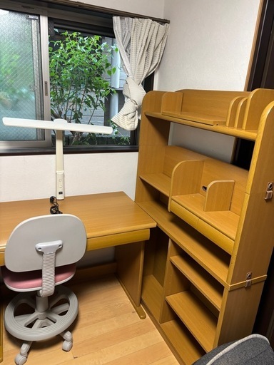 【緊急】学習机、椅子【美品】