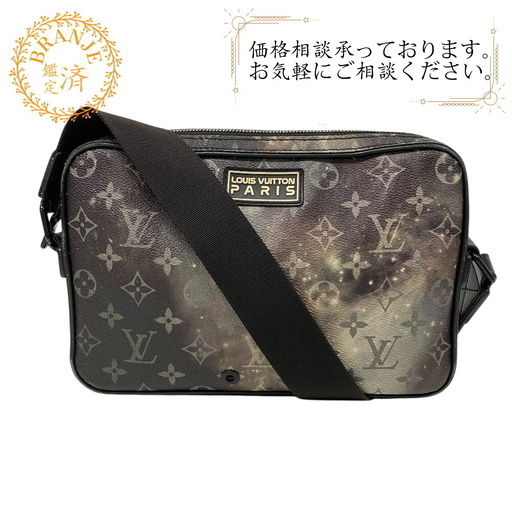 ルイヴィトン LOUIS VUITTON メッセンジャーバッグ モノグラムギャラクシー アルファメッセンジャー M44165 グレー