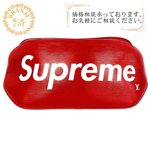 ルイヴィトン LOUIS VUITTON ボディバッグ エピ シュプリーム バムバッグ M53418 レッド