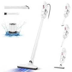 掃除機コード式【 33000Pa超強力吸引・1.2KG軽量】LUNINO サイクロン掃除機 2024初登場 2WAY スティッククリーナー 紙パック不要 HEPA多層濾過 5M電源コード 左右180º上下90º回転可能 コード式掃除機 家庭用/一人暮らの画像
