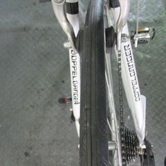 E141★24800円★整備済み スポーツ中古自転車 【ロードバイク　ドッペルギャンガー　白　52㎝】の画像