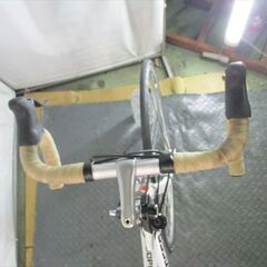E141★24800円★整備済み スポーツ中古自転車 【ロードバイク　ドッペルギャンガー　白　52㎝】の画像