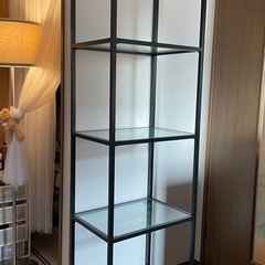 IKEA VITTSJÖ ヴィットショー ガラス棚