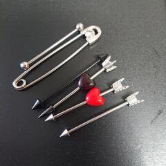 ボディピアス 14g インダストリアル