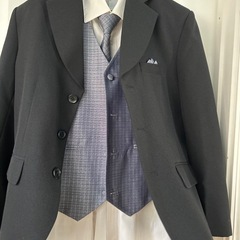 男子  ブラック フォーマル 小学校 卒業式の画像
