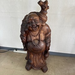 木彫 布袋尊 置物 彫刻