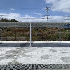 オーニング、小屋、車庫、自転車庫、鉄骨構造オーニング、仮設オーニング、バイク庫，鉄骨倉庫の画像
