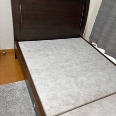 【雲のやすらぎマットレス】シングルサイズマットレス(ベッドフレーム付)の画像