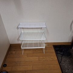 🛠️ 折りたたみ式メタルラック3個無料でお譲りします！