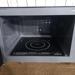 【美品】TOSHIBA 東芝 電子レンジ ER-S17E6(K) ブラック 総庫内容量 17L 2021年製 フラットテーブル の画像