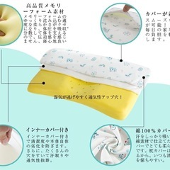 【人気ランキング入賞品】助産師がおすすめる Adokoo 枕 子供 ベビーまくら 赤ちゃん 枕 向き 癖子供まくら 子供枕 まくら 出産祝い 向き癖防止枕 絶壁頭 斜頭 変形 頭の形が良くなる キッズ枕 カバー洗えるの画像