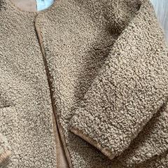 ボアジャケット 茶色　Mの画像