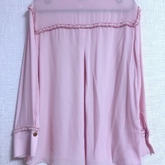 ZARA /未使用（値札タグ付き）/ブラウス/ピンク の画像