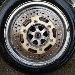 スカイウェイブ250 CJ41A 純正フロントホイールの画像