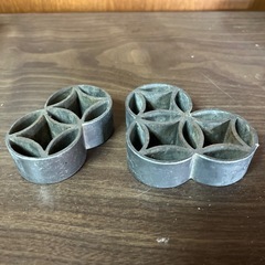 華道用　七宝花留　　三つ輪と二つ輪