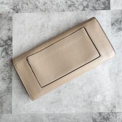 CÉLINE ベージュ レザー 長財布　セリーヌ　財布の画像