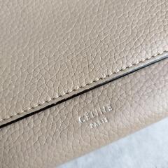 CÉLINE ベージュ レザー 長財布　セリーヌ　財布の画像