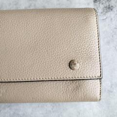 CÉLINE ベージュ レザー 長財布　セリーヌ　財布の画像