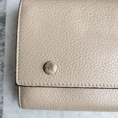 CÉLINE ベージュ レザー 長財布　セリーヌ　財布の画像