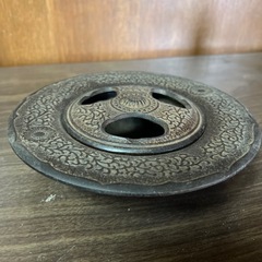 骨董品　華道用　茶器🤎鉄製の画像