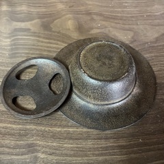 骨董品　華道用　茶器🤎鉄製の画像