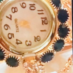 海外のエメラルド.ブレスレット腕時計