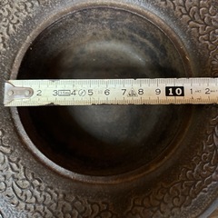 骨董品　華道用　茶器🤎鉄製の画像