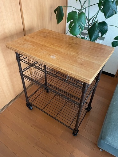 可動式作業デスク 高さ約91cm！