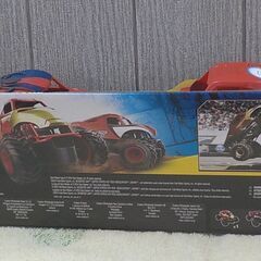 ② モンスタージャム マーベル 2パック ラジコン アイアンマンとスパイダーマン おもちゃ 玩具 西岡店の画像