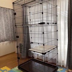 ★姶良市★直接引き取り希望★猫用ゲージ　サークル　3段