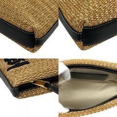バーバリー BURBERRY クラッチバッグ モノグラム ベージュ (TK