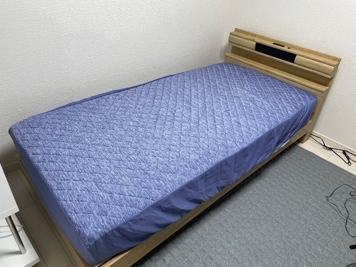 シングルベッド　マットレス付