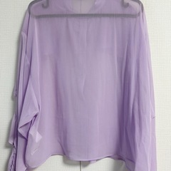 ZARA /未使用（試着のみ）/ブラウス/パープルの画像