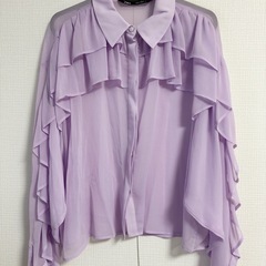 ZARA /未使用（試着のみ）/ブラウス/パープル