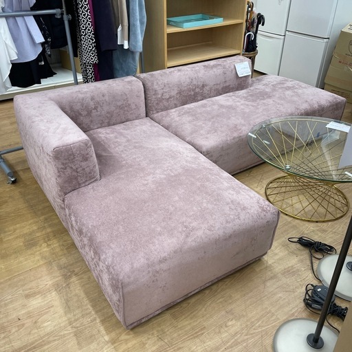 ★ジモティ割あり★   フランフラン FrancFranc カウチソファー　クリーニング済み SJ8882
