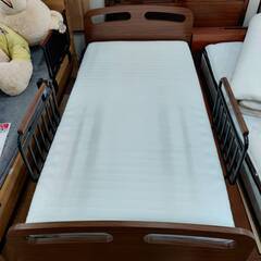 【愛品倶楽部柏店】ニトリ 電動シングルベッド (ライズ2 2M-F / Nスリープ E1 VB ) フレーム＆マットレスSETの画像