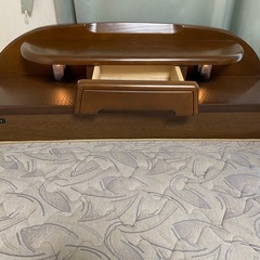 シングルベッド 収納引出し マットレス付きの画像