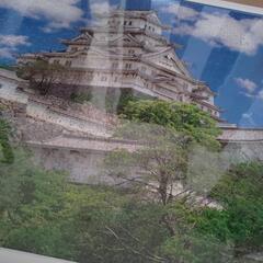 姫路城　パズル　完成品　額付きの画像