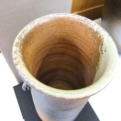 信楽焼 花瓶 花入れ 土ごよみ 2個セット ヤマ庄陶器 美品 札幌市厚別区 厚別店の画像