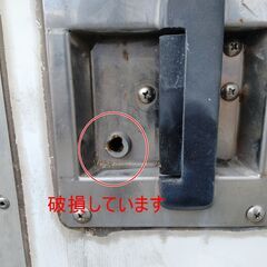 小型トラック 保冷箱 物置 倉庫 の画像