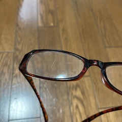 度入り　べっ甲色　メガネの画像