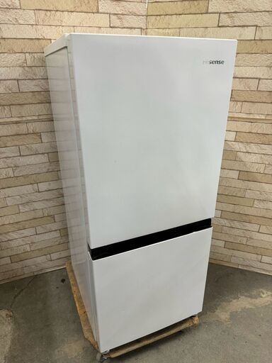 【美品】大阪送料無料★3か月保障付き★冷蔵庫★ハイセンス★2ドア★2022年★HR-D13E2W★R-60