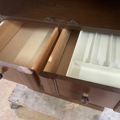 031205大川家具食器棚収納家具の画像