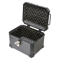 NBS新品　スクーターバイク リアボックス 45L スクエアタイプ 四角 ブラック 黒 の画像