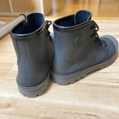 【オシャレ✨】新しめ　ショートレインブーツ　メンズ　L   レインシューズ　長靴の画像
