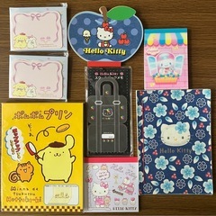 【終了】Sanrio サンリオ　メモ帳　メッセージカード他セット