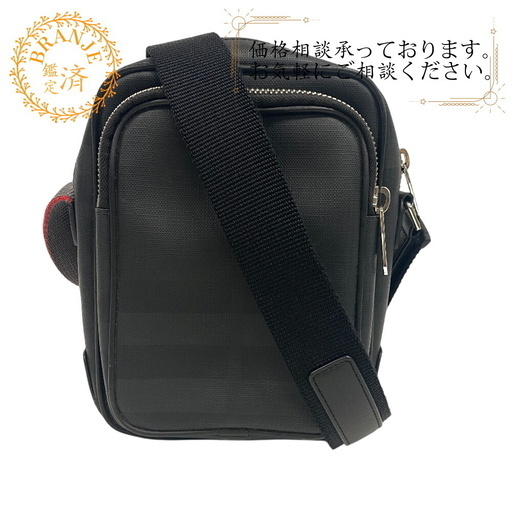 バーバリー BURBERRY ショルダーバッグ チェック ブラック