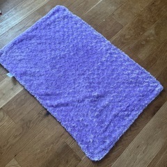 パステル紫 ブランケット ひざ掛け
