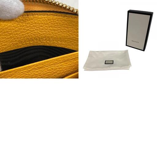 グッチ GUCCI 長財布 ロゴ ラウンドファスナー 658691 イエロー