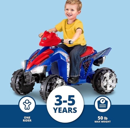 スパイダーマン　四輪バギー battery bike